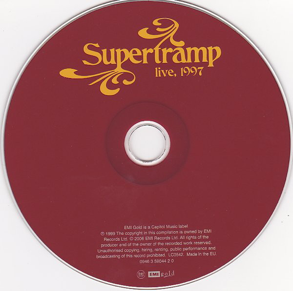 Supertramp  Live, 1997 : CD